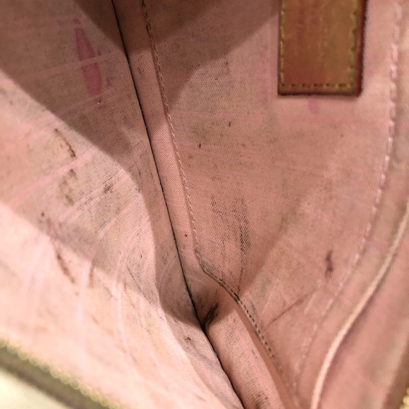 Louis Vuitton Azur Neverfull Pochette Sku#84716 (gently used, inside dirty) - Picture 11 of 12